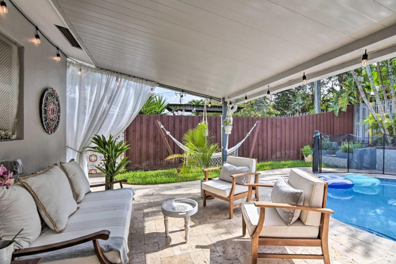Tropical With Outdoor Oasis 2 Mi To Fort Lauderdale
