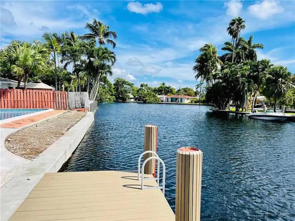 Waterfront Salt Wtr Pool Near Villa Fort Lauderdale