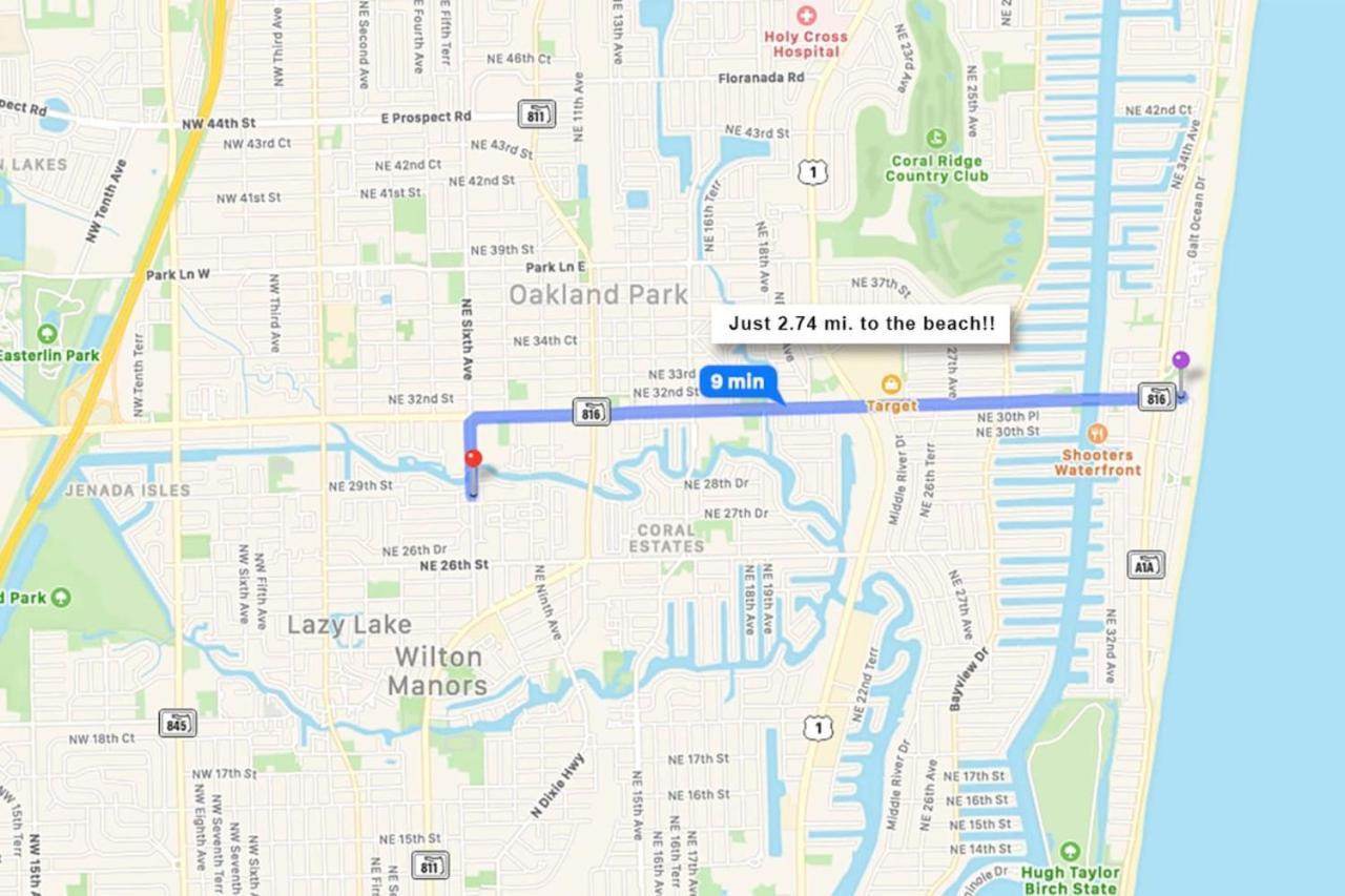 Apartment Private Studio, 5 Min. Walk To Wilton Drive Fort Lauderdale