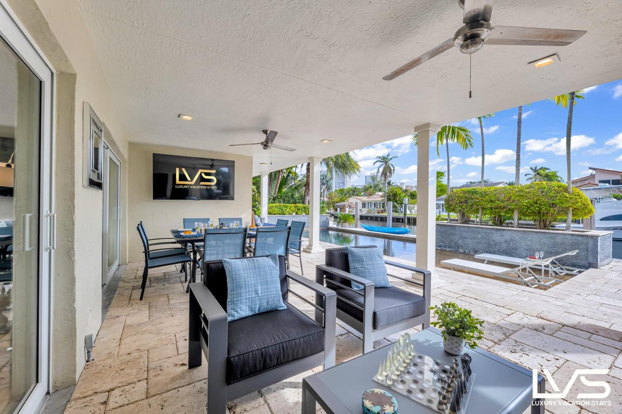 New Royal 80ft Waterfront Wlk2beach Hotpool Kitchenbbq * Fort Lauderdale