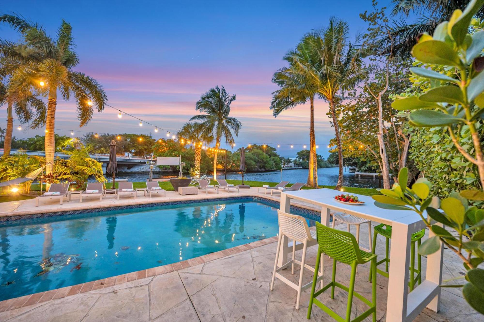 180 Of Waterfront Heated Pool Proximity Paradise Point Key H0mes * Fort Lauderdale