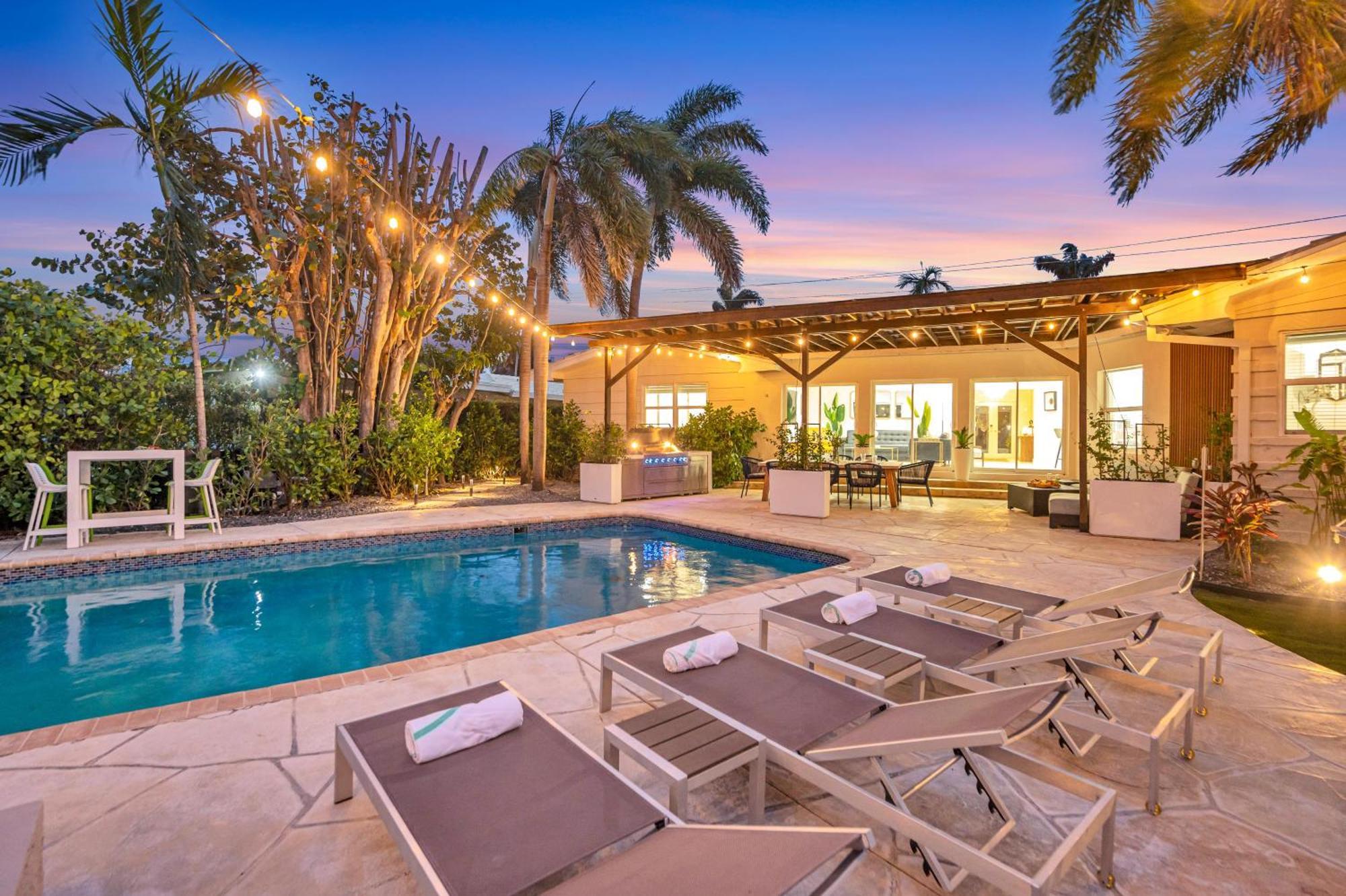 180 Of Waterfront Heated Pool Proximity Paradise Point Key H0mes Fort Lauderdale