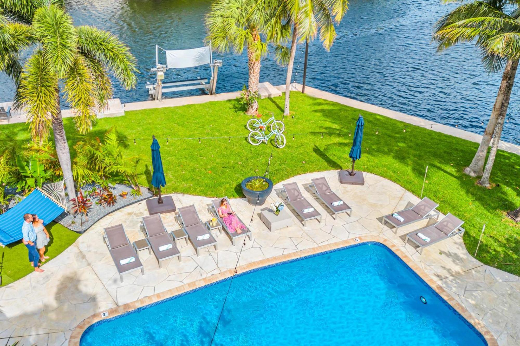 180 Of Waterfront Heated Pool Proximity Paradise Point Key H0mes Fort Lauderdale