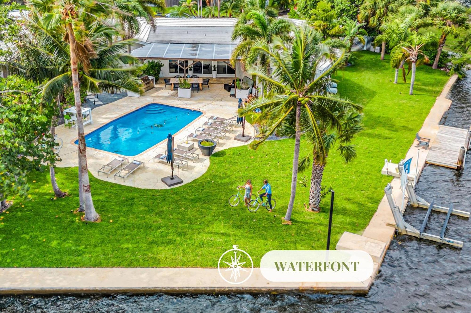 180 Of Waterfront Heated Pool Proximity Paradise Point Key H0mes Holiday home Fort Lauderdale
