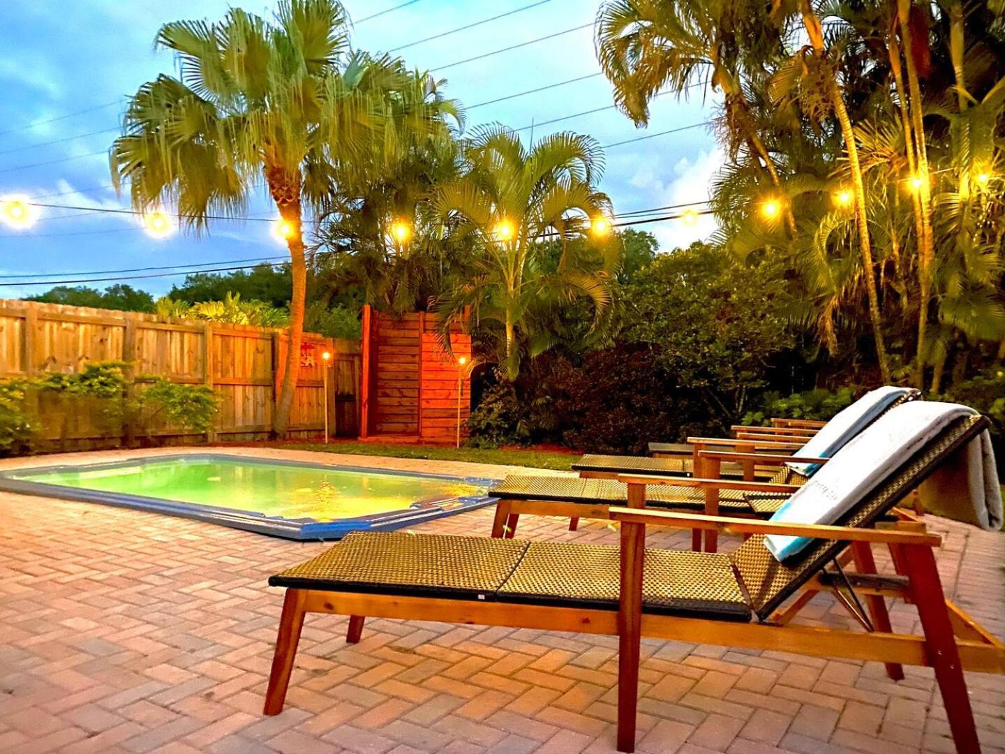 Villa Fox Private Resort-heated Pool, Spa-downtown&beach Fort Lauderdale