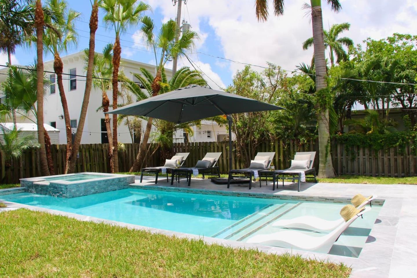 Fox Private Resort-heated Pool, Spa-downtown&beach Villa Fort Lauderdale