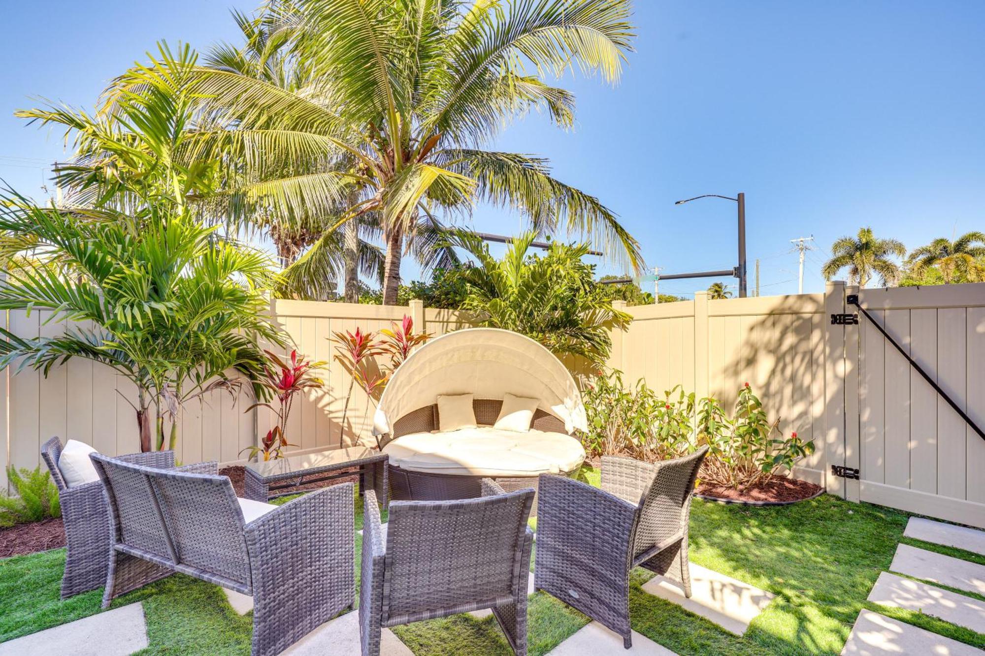 2 Mi To Olas Sleek Townhome With Yard And Views! Fort Lauderdale