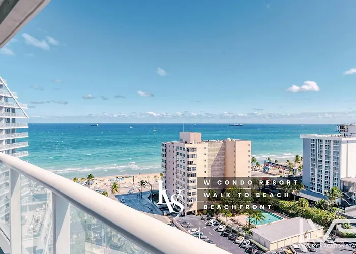 W Ftl 1409 Beachfront Resort 2 Bedroom & 2 Bathroom Condo